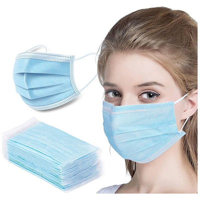 Face Masks Virus Protection Disposable Face Mask / Earloop Face Mask